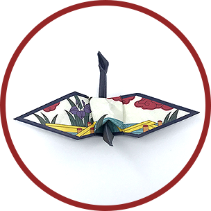 折り鶴の画像
