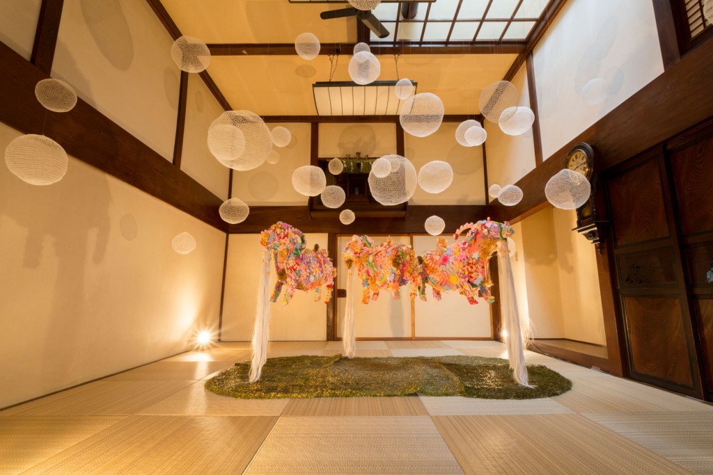 新潟県岩室温泉とアートのコラボレーション