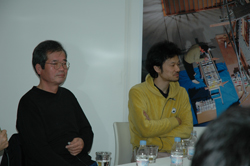 左:増岡巽 右:田中偉一郎